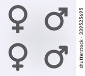 Male And Female Symbol Set ....