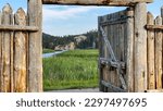 Small photo of Gordon Stockade Historic Site in Custer State Park
