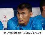 Small photo of Saint Petersburg, Russia, 22 july 2022: Football. Russian Premier League 2022-2023. Zenit FC - FC Krylia Sovetov. Player Nuraly Alip