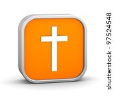 christianity sign on a white... | Shutterstock . vector #97524548