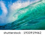 Turquoise Waves In Ocean....