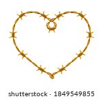 heart symbol made of spiraling... | Shutterstock . vector #1849549855