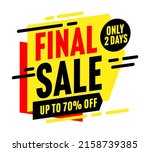 final sale up to 70 percent off ... | Shutterstock . vector #2158739385