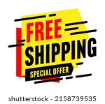free shipping special offer... | Shutterstock . vector #2158739535