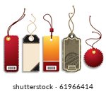 price tags | Shutterstock .eps vector #61966414