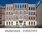 Small photo of AMSTERDAM, NETHERLANDS - AUG 1: Barleus gymnasium on August 1, 2012. Established in 1885, the Barlaeus Gymnasium is the oldest of the three gymnasia.