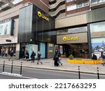 Small photo of London, UK - 29.09.2022. Livat Hammersmith and Lyric theatre in London, a retail shopping centre, theatre and office complex on King Street in west London. King street view in Hammersmith from Lyric s