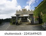 Small photo of Ooty, Tamilnadu, India- December 4, 2022: A View of Sri Gopalakrishna swamy Temple loacted at chamraj estate on the main road via ooty to coonoor.