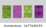 abstract covers. geometric... | Shutterstock .eps vector #1677640195