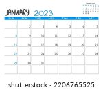 Calendar 2023 Year. January...