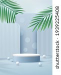 abstract white cylinder... | Shutterstock .eps vector #1939225408