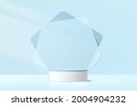abstract 3d white cylinder... | Shutterstock .eps vector #2004904232