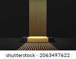 abstract realistic 3d black and ... | Shutterstock .eps vector #2063497622