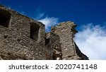 Ruins Of An Old Castle Against...