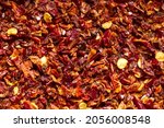 Dried red chilli peppers spice...