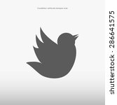 doodle bird icon | Shutterstock .eps vector #286641575
