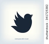 doodle bird icon | Shutterstock .eps vector #341725382