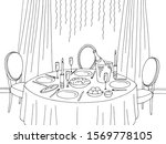 christmas and new year table... | Shutterstock .eps vector #1569778105