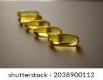 photo pills  fish oil capsules  ... | Shutterstock . vector #2038900112