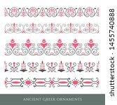 set of decorative ancient greek ... | Shutterstock . vector #1455740888