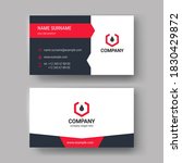 set of orporate business card... | Shutterstock .eps vector #1830429872