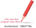 Red Pencil Clipart Free Stock Photo - Public Domain Pictures