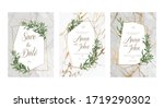 wedding invitation  floral... | Shutterstock .eps vector #1719290302