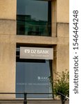 Small photo of Berlin, Germany - July 31, 2019: DZ Bank branch. DZ Bank AG is the second largest bank in Germany by asset size and the central institution for more than 900 co-operative banks