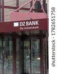 Small photo of Frankfurt am Main, Germany - June 28, 2020: Signage of a DZ Bank branch. DZ Bank AG is the second largest bank in Germany by asset size and the central institution for more than 900 co-operative banks