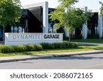Small photo of Montreal, QC, Canada - September 4, 2021: Dynamite Garage head office in Montreal, QC, Canada. The brands Dynamite and Garage are owned by Groupe Dynamite, a global fashion retailer.