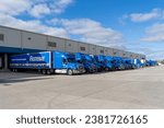 Small photo of Fastenal Distribution Centre at Wabanaki Dr in Kitchener, Ontario, Canada, on October 28, 2023. Fastenal Company is an American fastener supplier.
