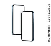 phones dark blue mockups ... | Shutterstock .eps vector #1994113808