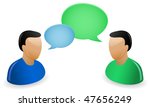 Talking Head Silhouette vector clipart image - Free stock photo ...