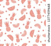 seamless pattern with... | Shutterstock .eps vector #1377459668