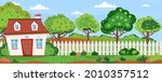 horizontal banner with summer... | Shutterstock .eps vector #2010357512