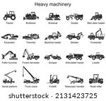 Detailed Icons Of Heavy...
