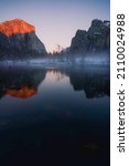 Valley View Sunset In Yosemite