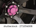 Close Up Of Chrome Rim Wheel...