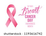 national world breast cancer... | Shutterstock .eps vector #1193616742