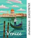 Venice Italia Poster Retro...