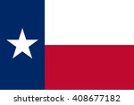 texas flag  official colors and ... | Shutterstock .eps vector #408677182