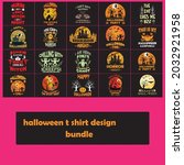 halloween t shirt design bundle ... | Shutterstock .eps vector #2032921958