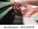 Playing Piano  Soft Focus 