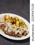 Grilled Veal With Potatoes And...