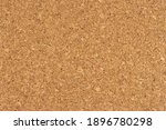 Small photo of Cork board background texture - insert your own message or bulletin with thumbtacks. Top view.
