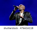 Small photo of Isle of Wight Festival - June 10 2016: Maxi Jazz with Faithless performing on the main stage at I.o.W Festival, Newport, Isle of Wight, June 10, 2016 on the Isle of Wight, UK