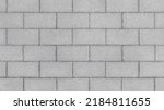 Grey Brick Wall Background...
