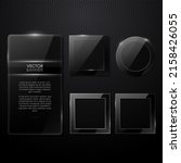black texture and banner vector ... | Shutterstock .eps vector #2158426055
