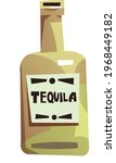 Tequila Bottle and Glass vector clipart image - Free stock photo ...