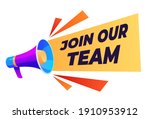 banner join our team. search... | Shutterstock .eps vector #1910953912